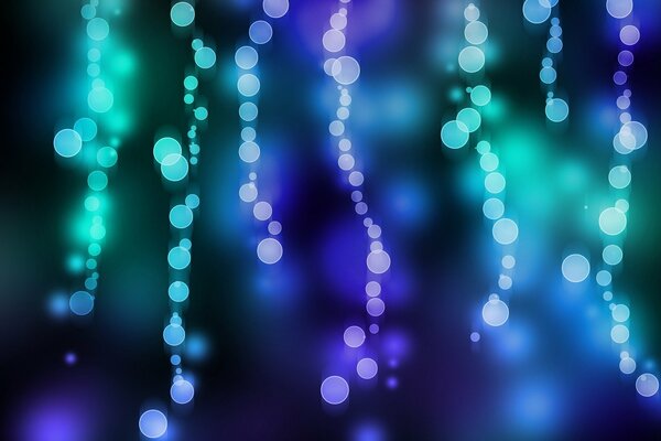 Beautiful patterns with bokeh effect