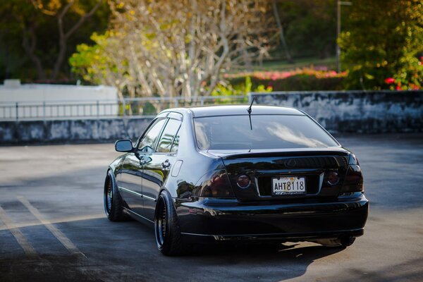 Beautiful car photo. Black Lexus