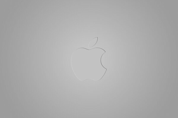 Schwarzes weißes Logo der Marke applelogo