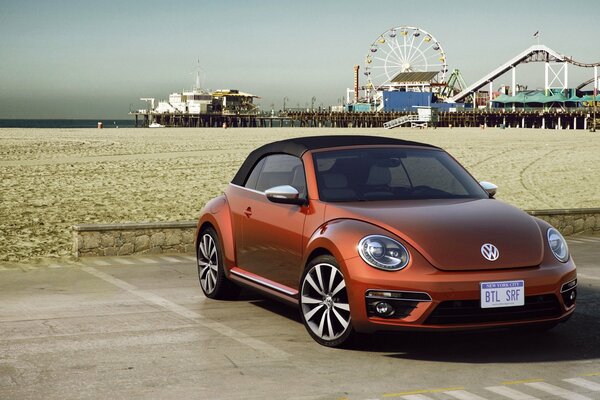 Beach concept Volkswagen Beetle convertible 2015