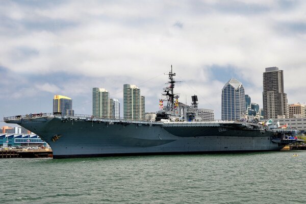 Flugzeugträger, uss Midway Maritime Museum in San Diego, Kalifornien