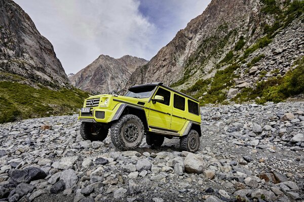 Mercedes Benz g500 Konzept entwickelt, um die Spitzen zu erobern