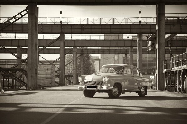 Rétro Volga à l usine