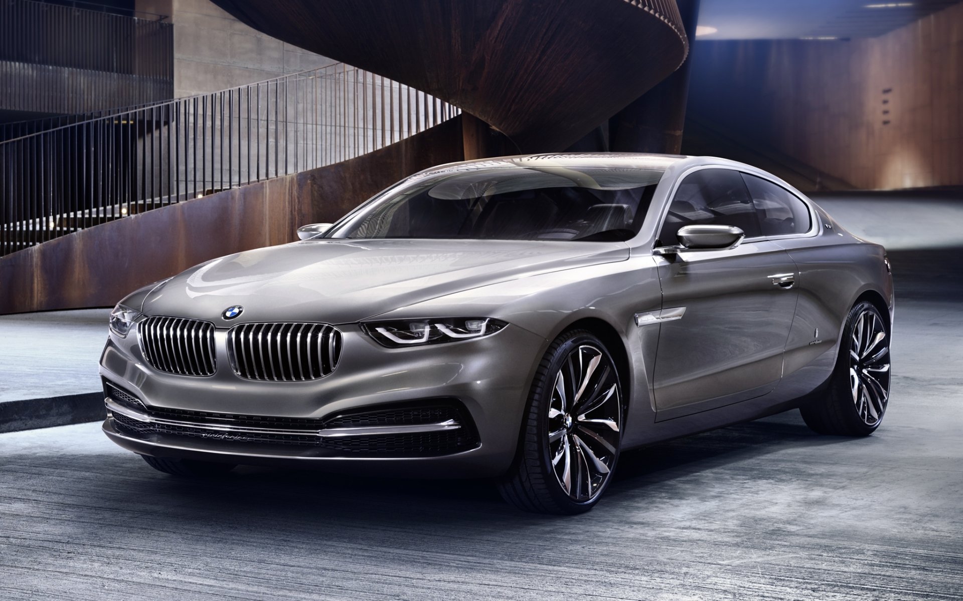 bmw gran lusso coupé bmw gran lasso konzept front treppe hintergrund