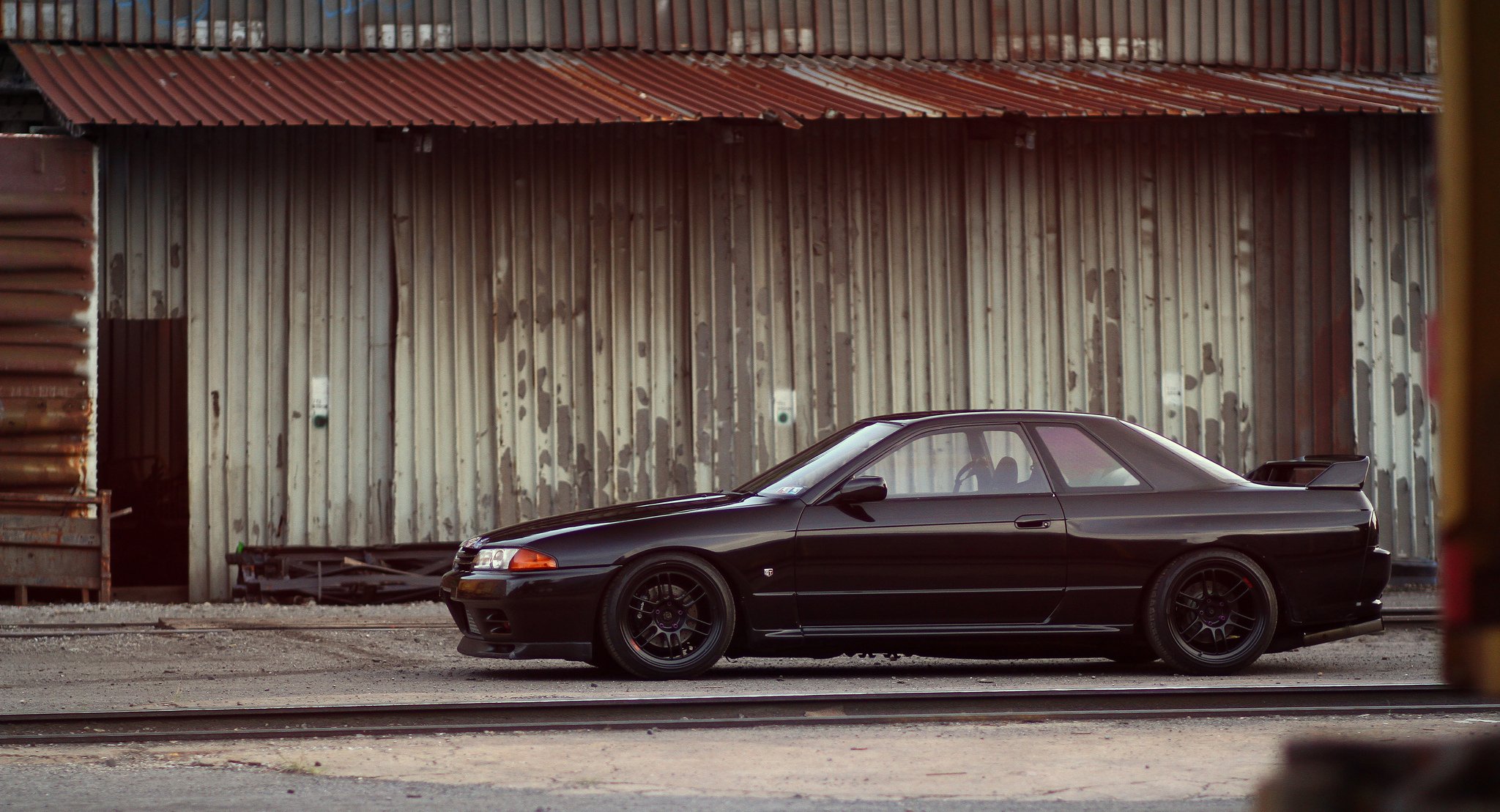 nissan skyline gt-r r32 schwarz tuning nissan skyline profil