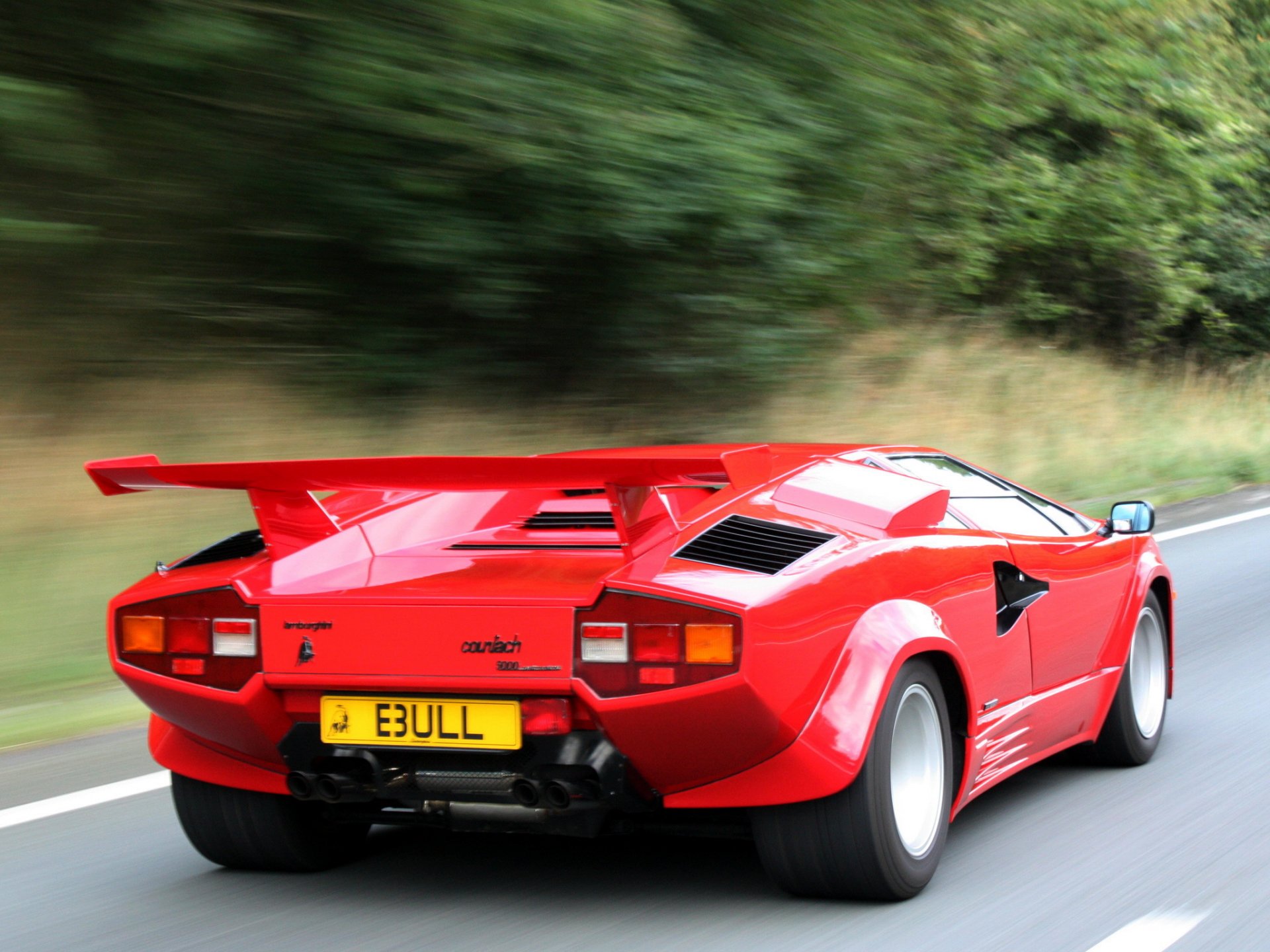 lamborghini countach lp5000 qv rear car lamborghini