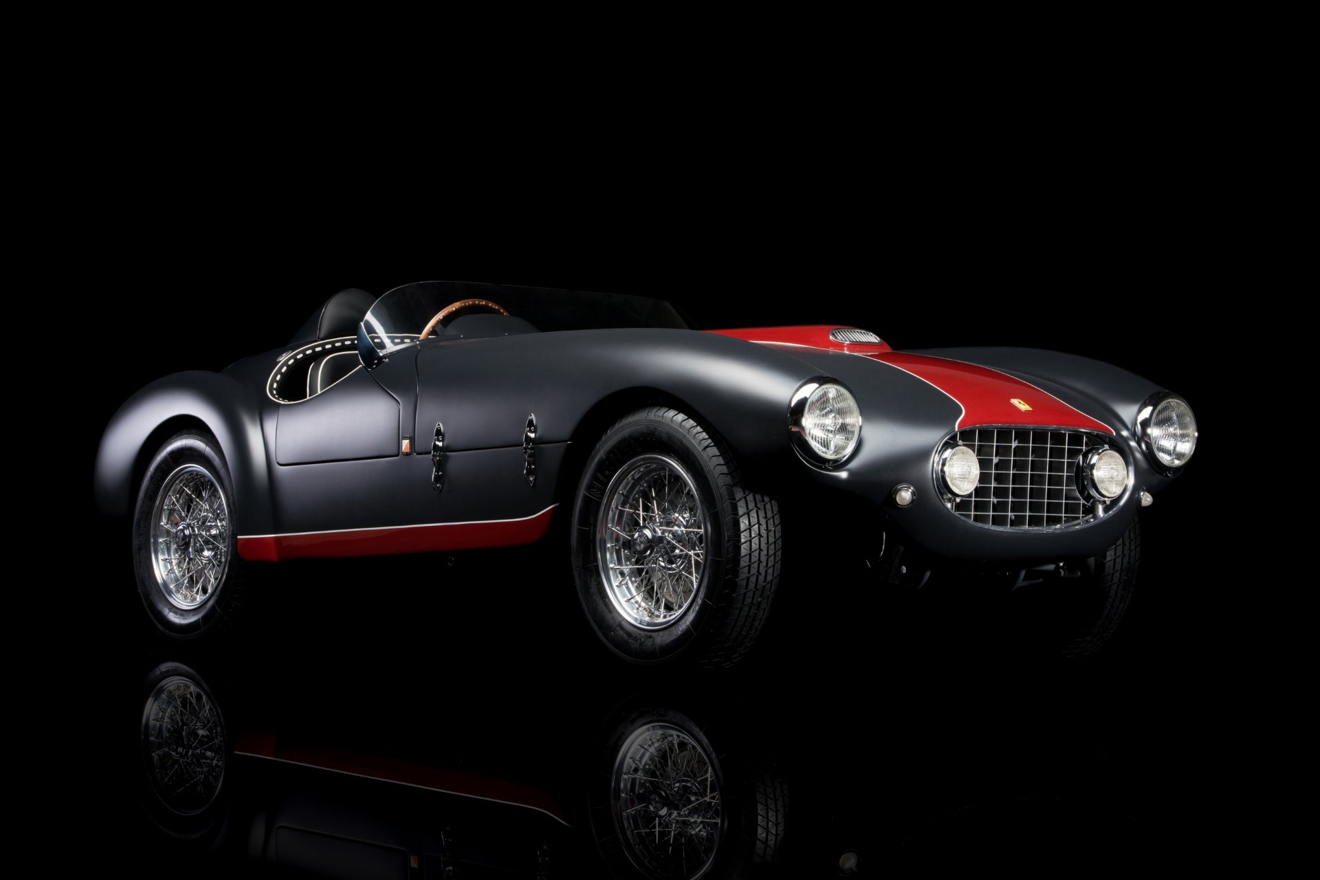 ferrari mm 53 goblin spyder 1953 ferrari rétro avant demi-lune