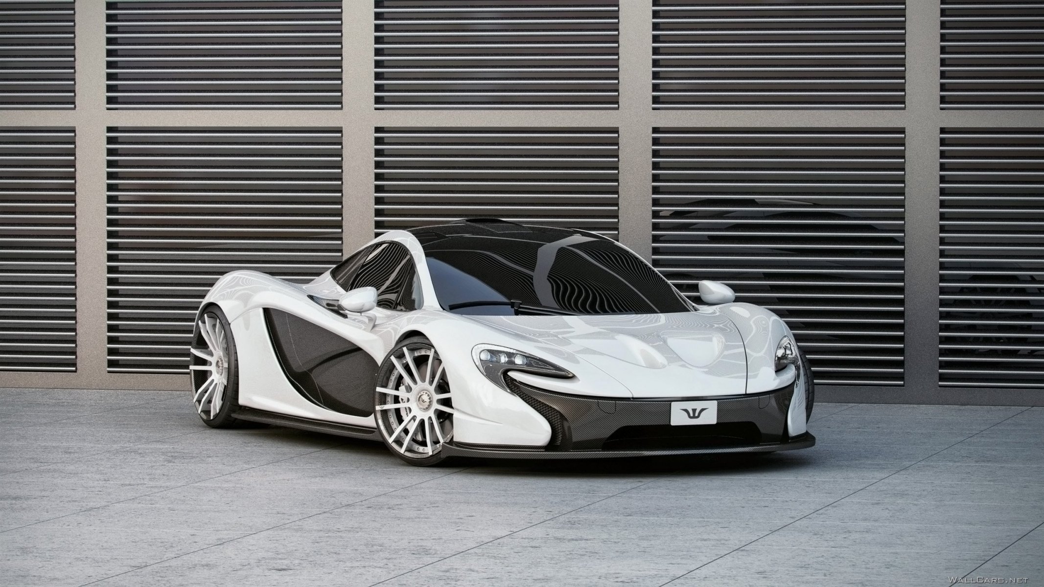 mclaren р1 wheelsandmore тюнинг карбон передок белый