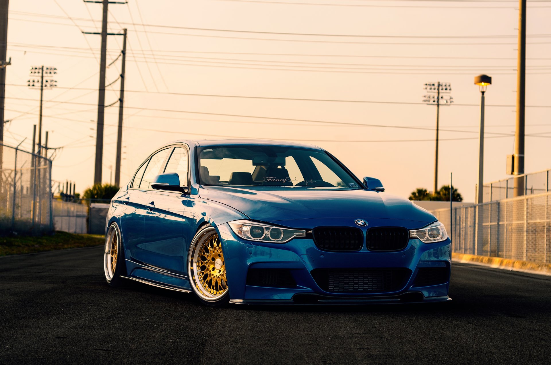 bmw 3 series sedan blue