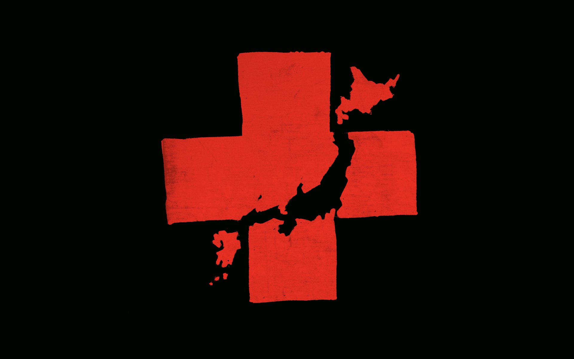 tsunami red cross japan relief humanitarian minimalism medicine background cross texture