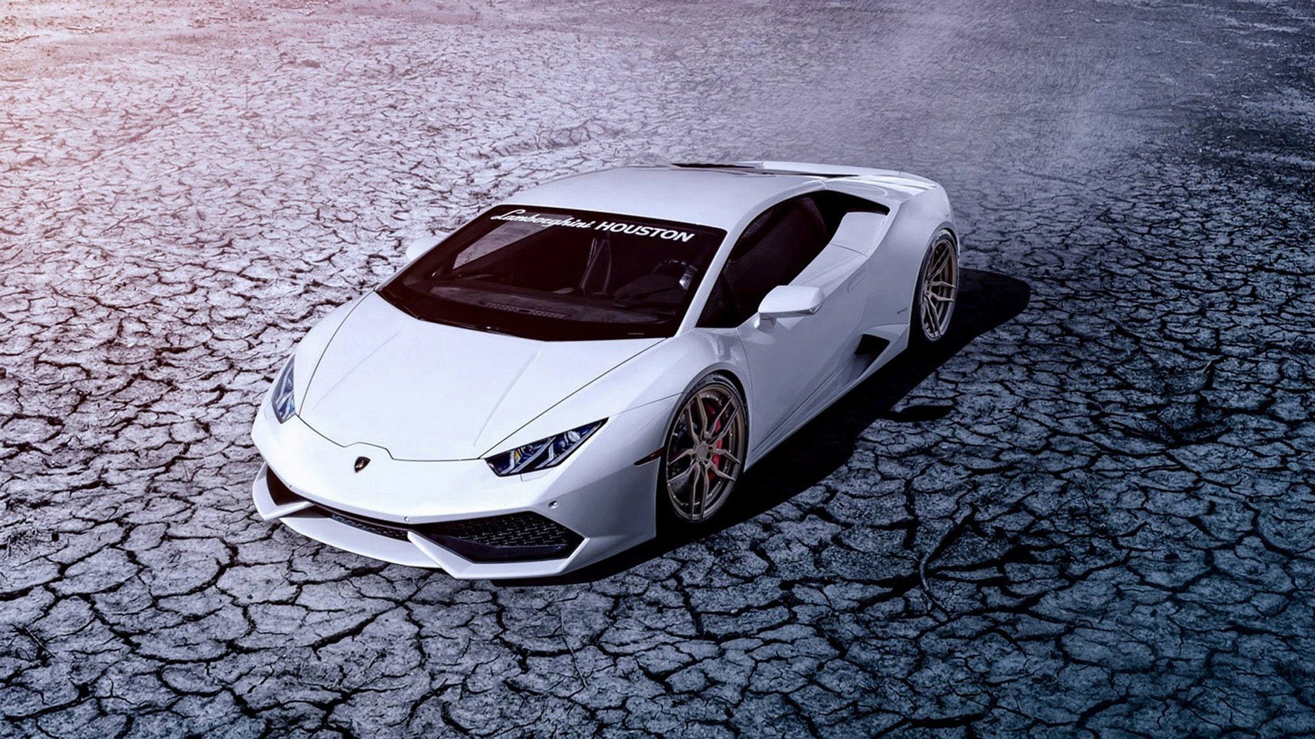 lamborghini huracan lp640-4 houston bianco supercar anteriore