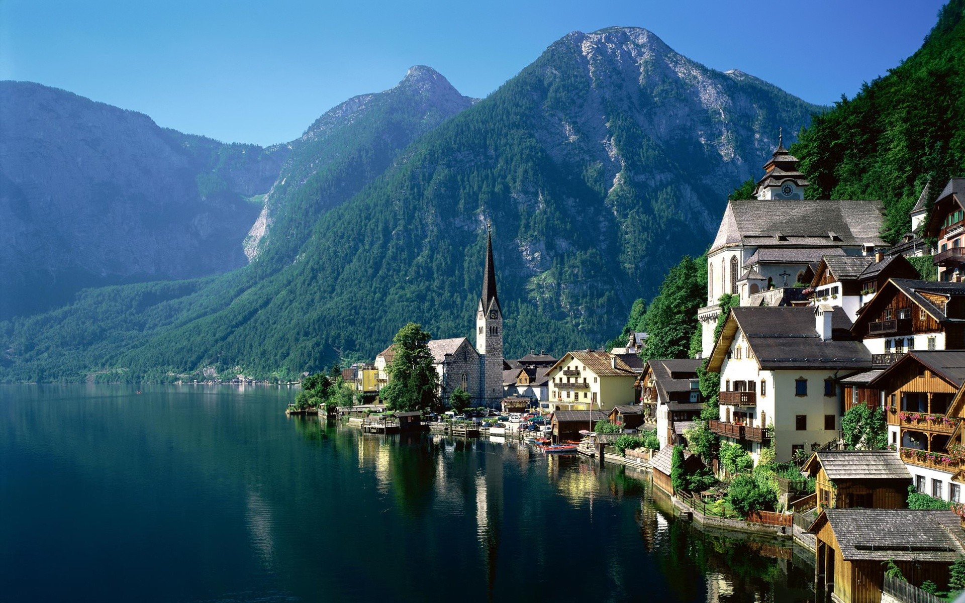 autriche hallstatt rivière