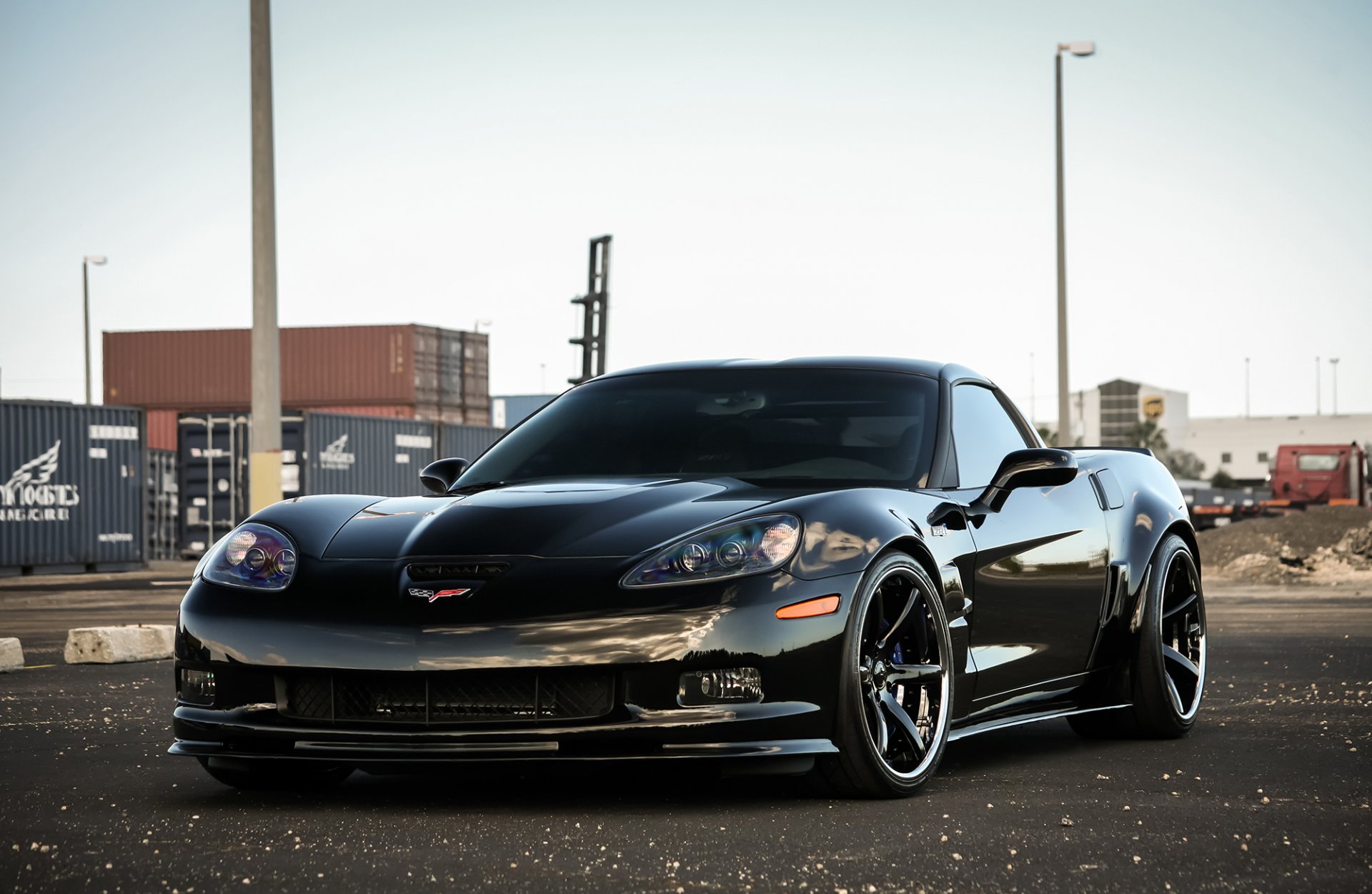 chevrolet corvette zr1 negro