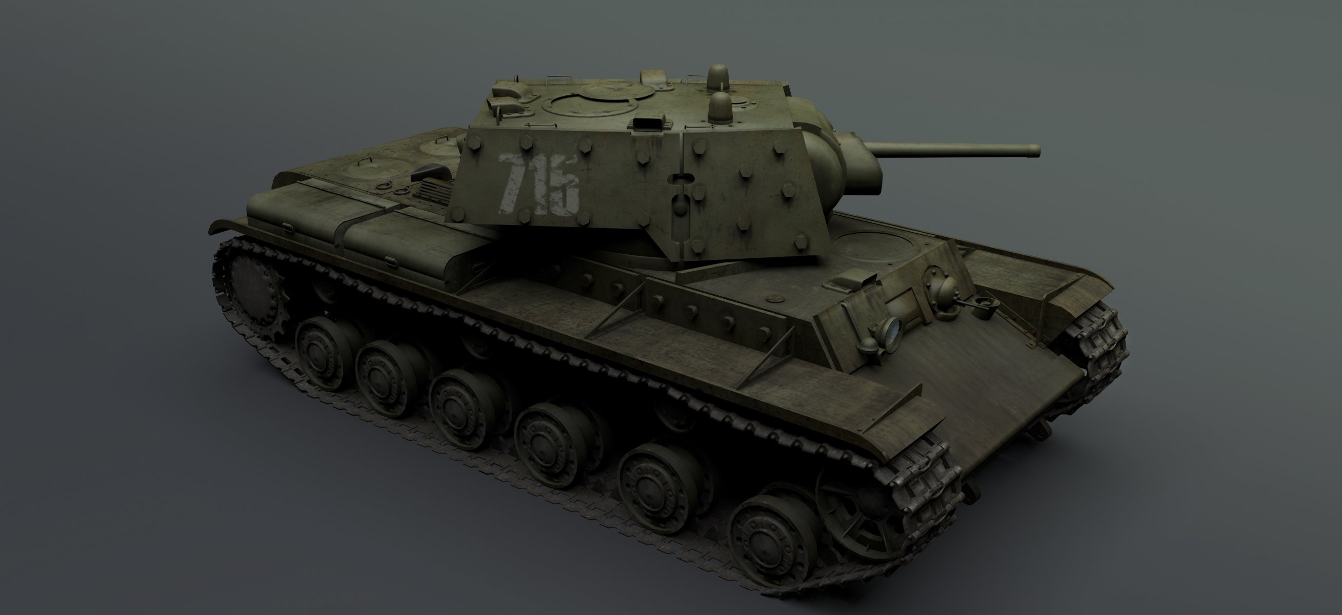 czołg kv-1e gąsienica wieża lufa tło