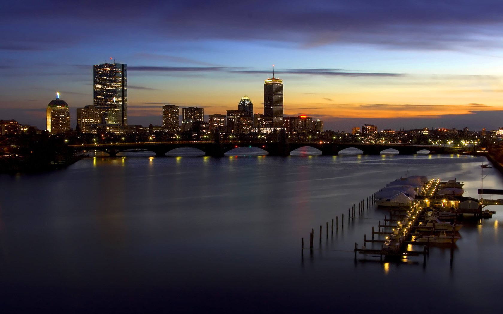 sonnenuntergang stadt metropole meer liegeplatz lichter wasser gebäude himmel wolkenkratzer nachthimmel nacht lichter der städte