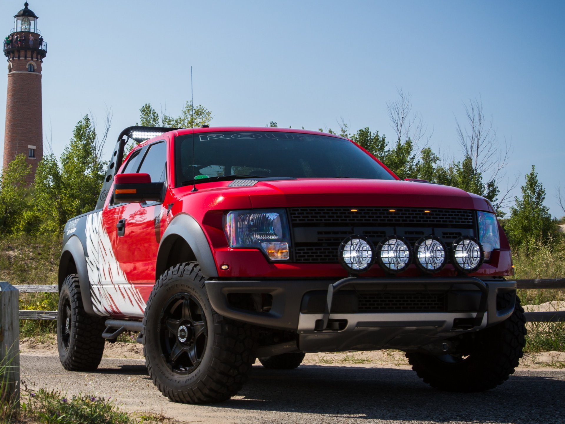 rausch ford f-150 svt raptor coche frente potente