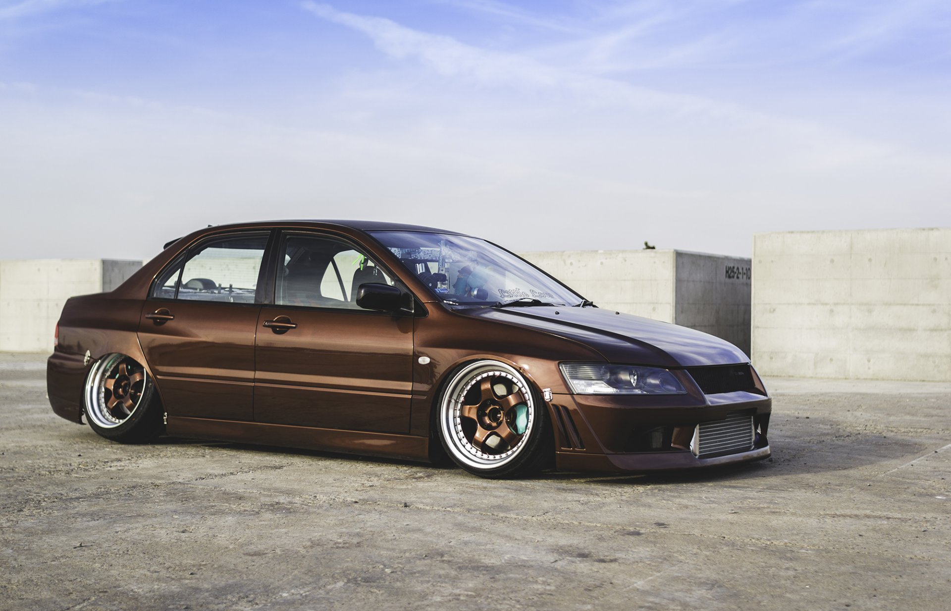 mitsubishi lancer evolution 9 tuning stance