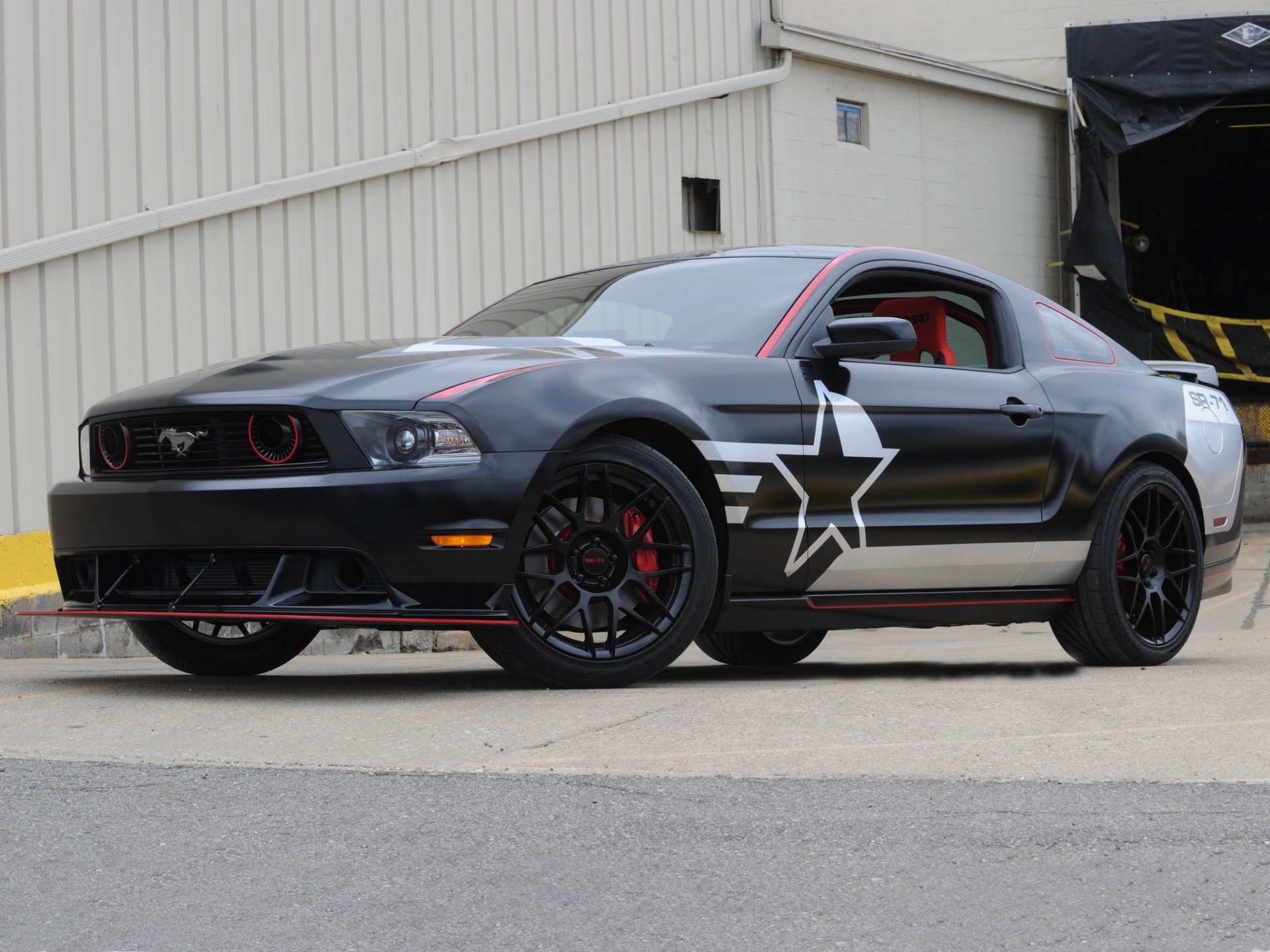 mustang coche ford negro