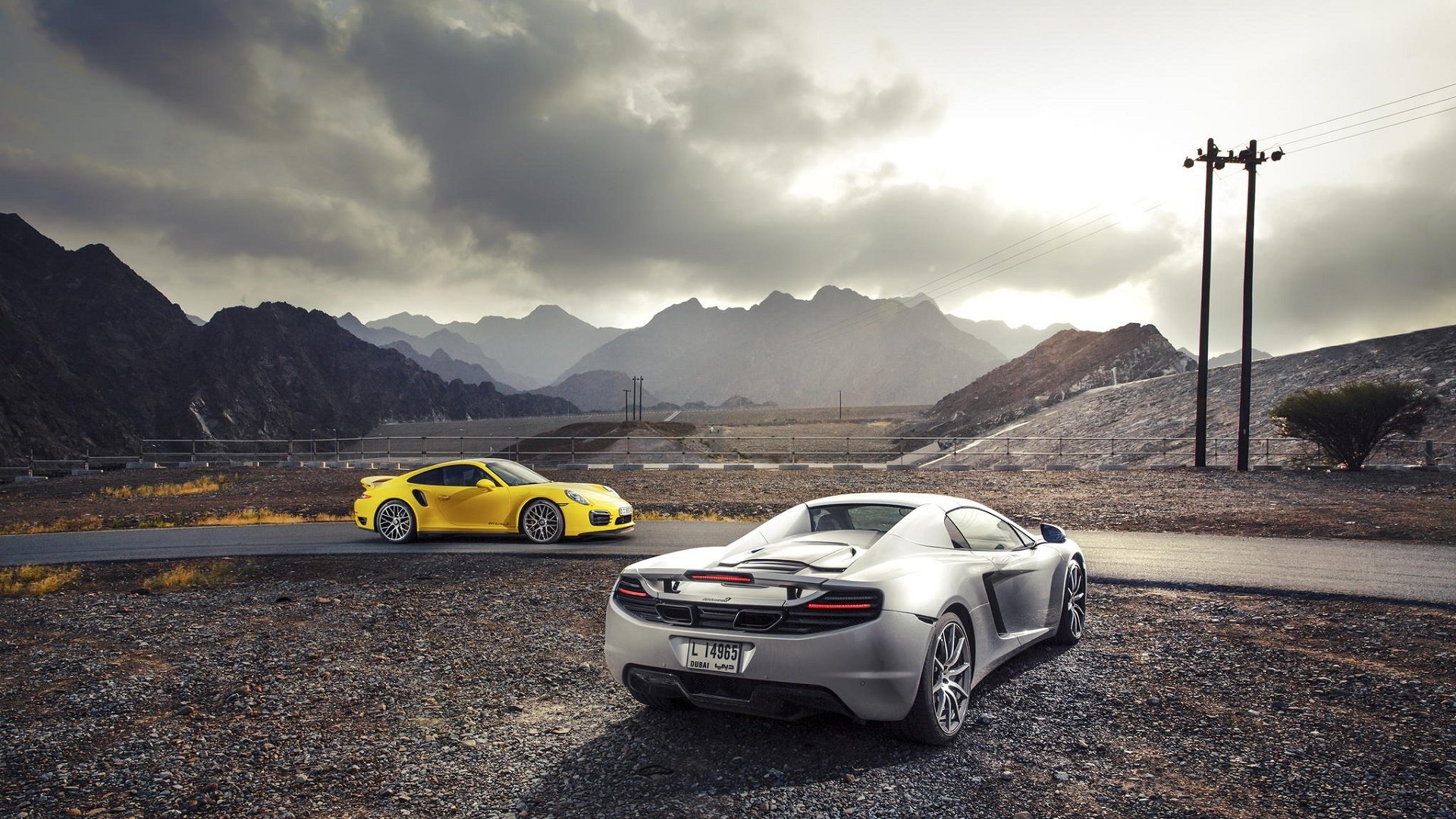 mclaren mp4-12c spyder porsche 911 turbo supercar mclaren porsche