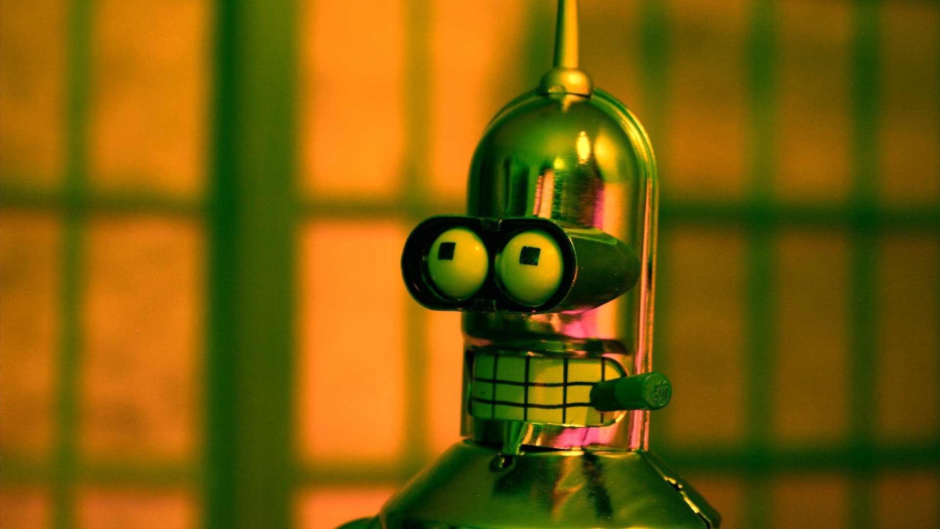 futurama bender metallo occhi denti sigaro cyborg androidi