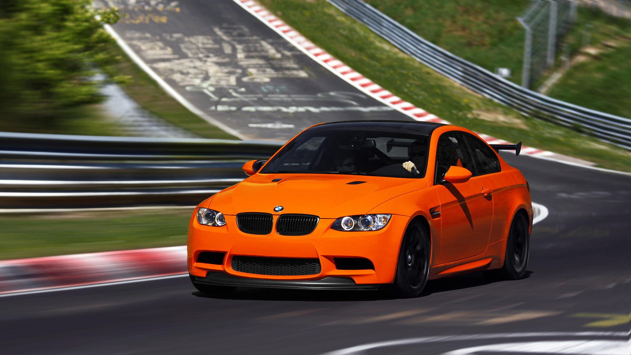 bmw e92 m3 gts pomarańczowy bmw pomarańczowy tor