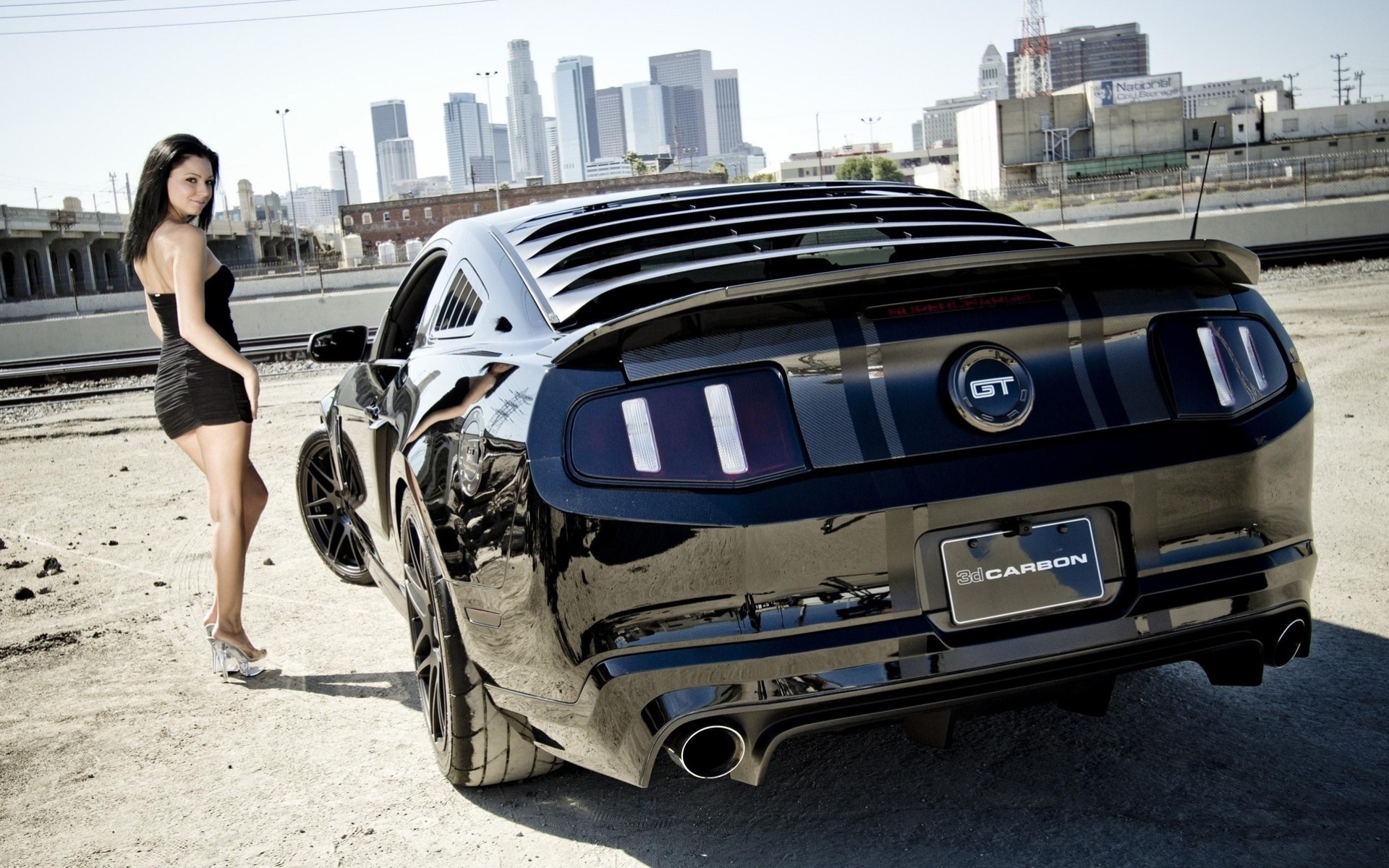 mustang girl carbon ford