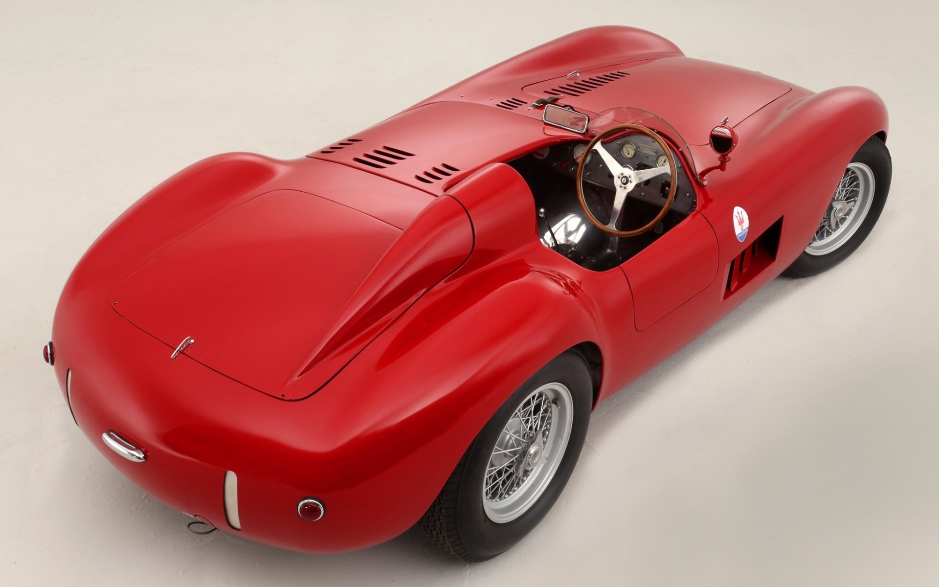 maserati 300s 1956 maserati vue arrière classique