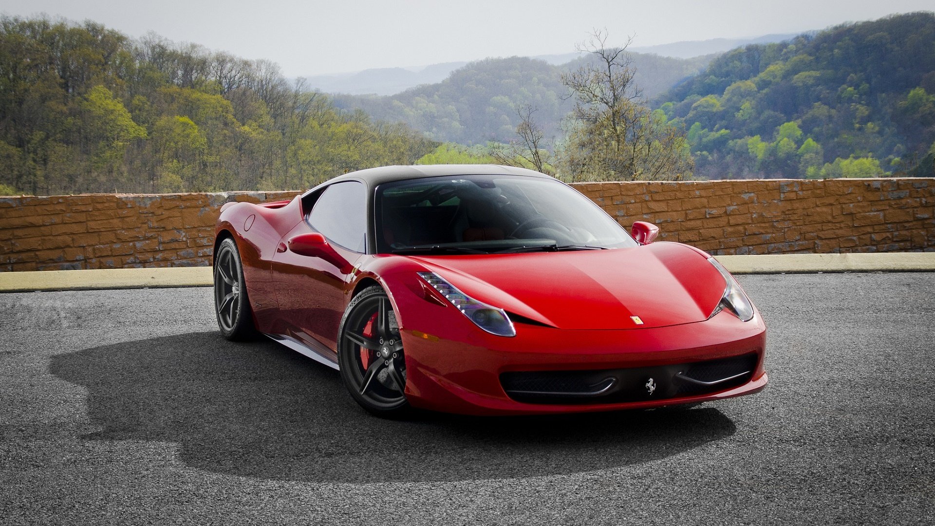 ferrari italia rouge voiture rouge ferrari