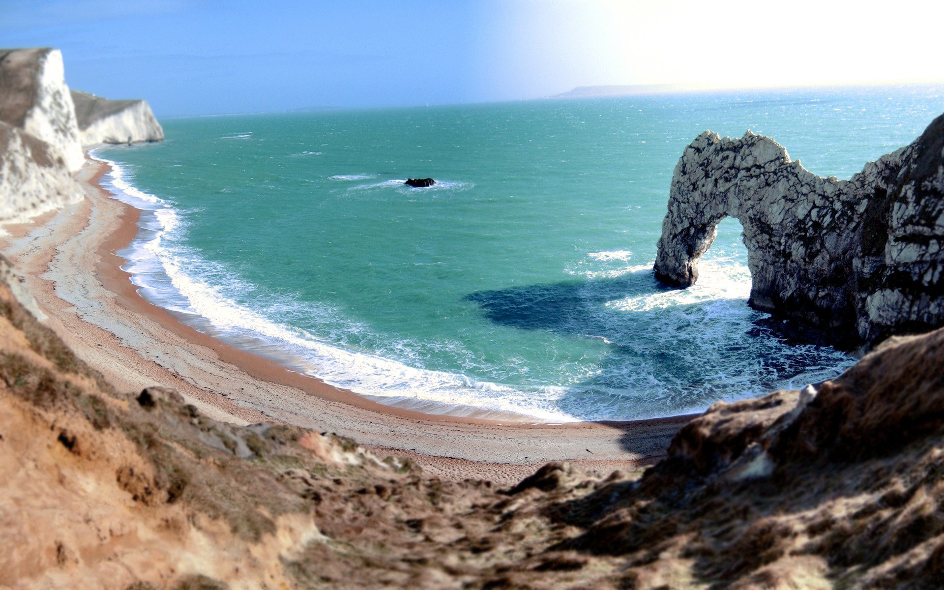 landschaften stein england steine sand meer küste ozean gras schöne hintergrundbilder felsen wasser wellen strände felsen bögen ufer bogen