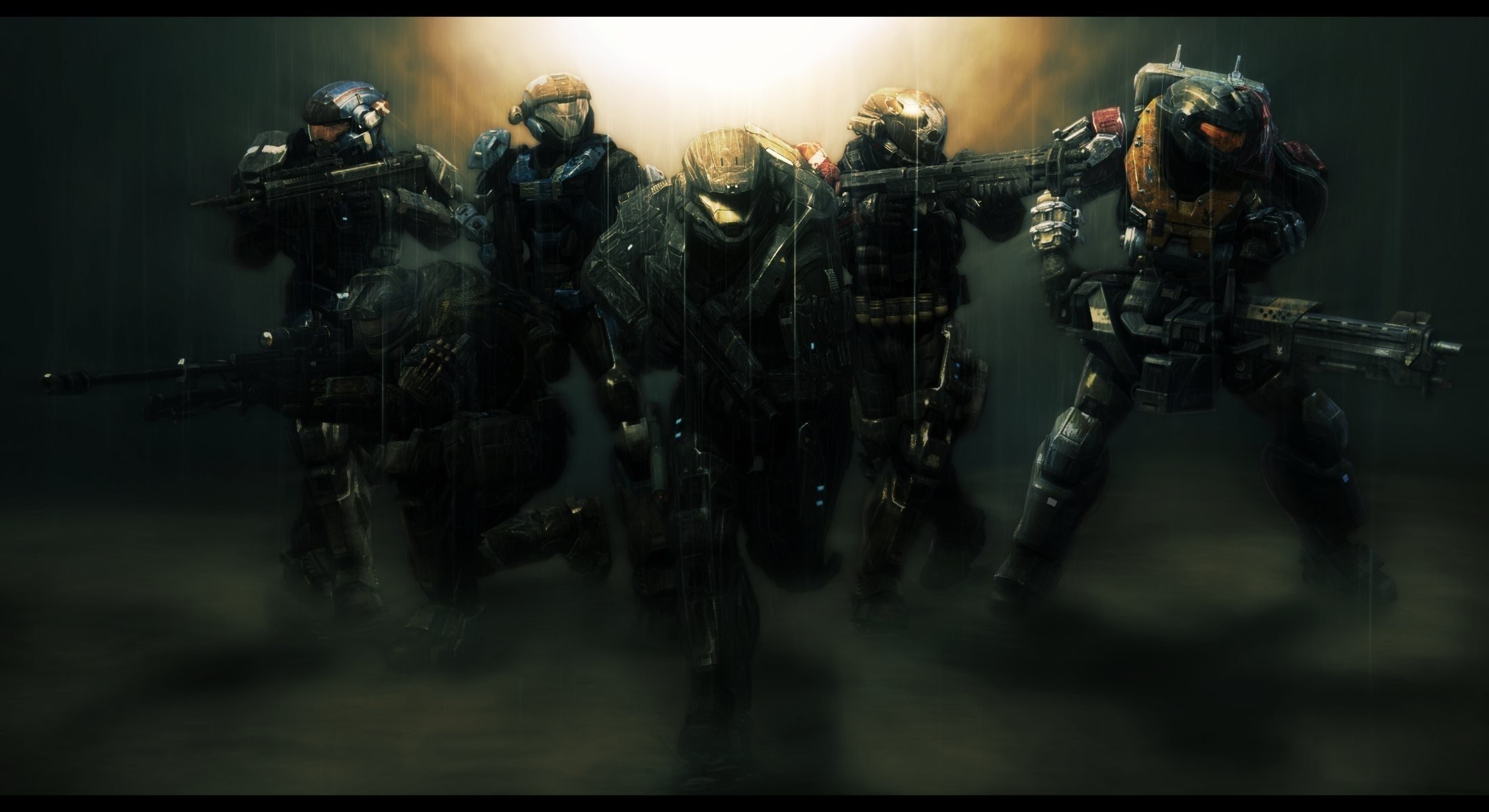 halo spartan spartiates dessins anime monstres-a