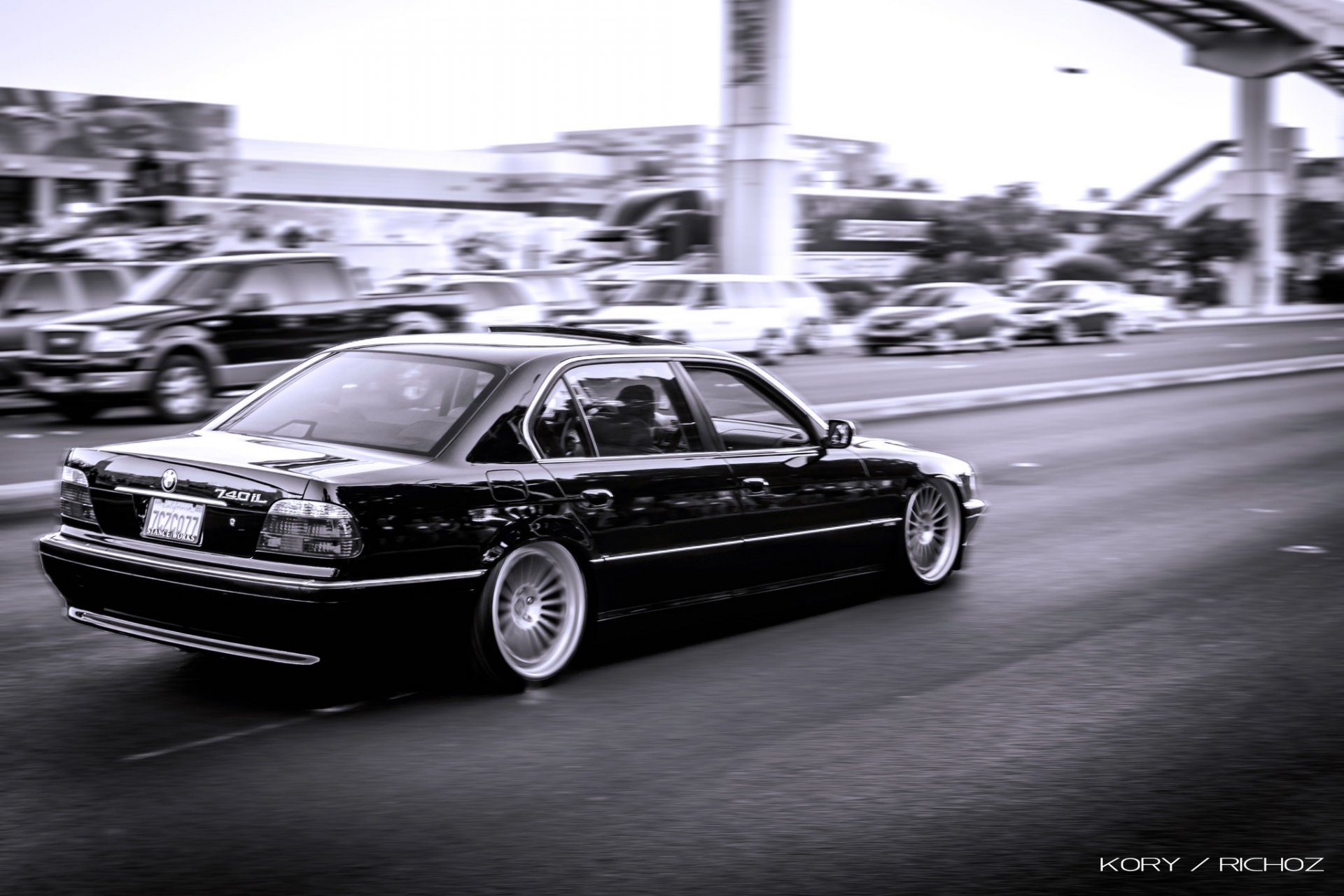 bmw e38 boomer czarny bmw speed