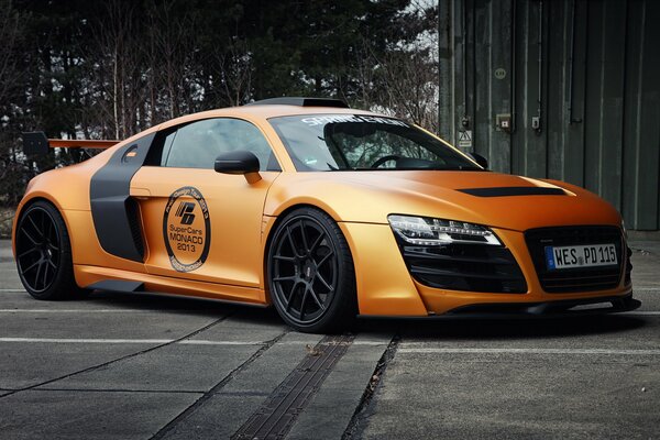 Audi R8 mit optischem Design und sportlichem Aussehen