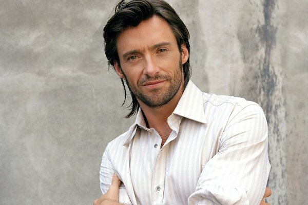 Hugh Jackman, famous actor s look