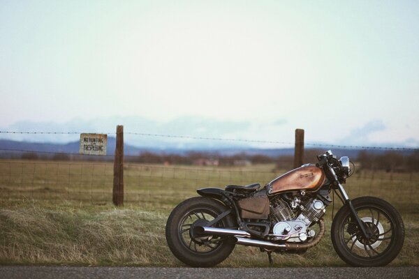 A beautiful bike with a cool design