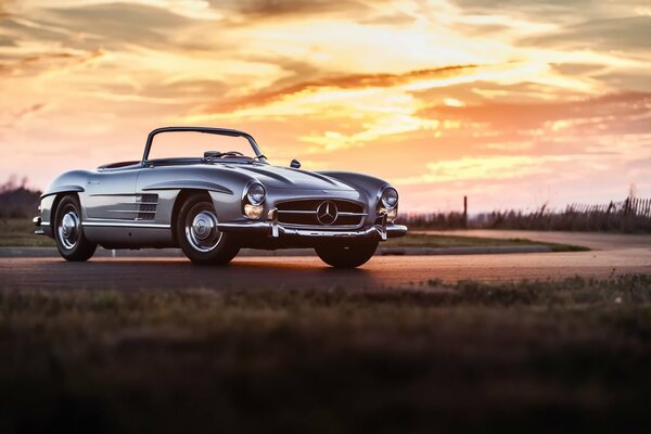 Mercedes classic car powerful