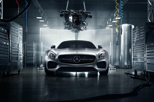 Argent mercedes-benz amg gt s 2016