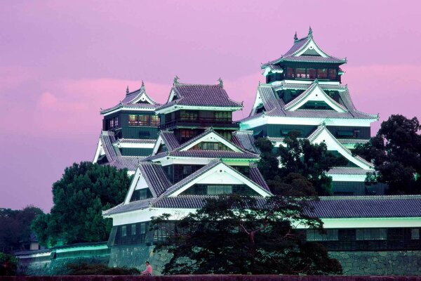 Giappone Castello dei monaci Kumamoto