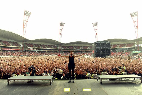 Konzert von Jared Leto im Stadion