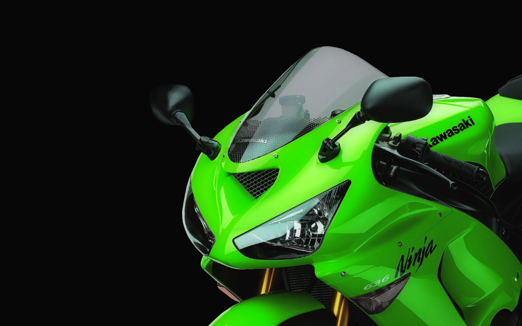 kawasaki zx-6r 2005 zx-r ninja beetle sportbike motocykl moto kawasaki ninja zielony motobike hi-tech makro dirt bike mototransport