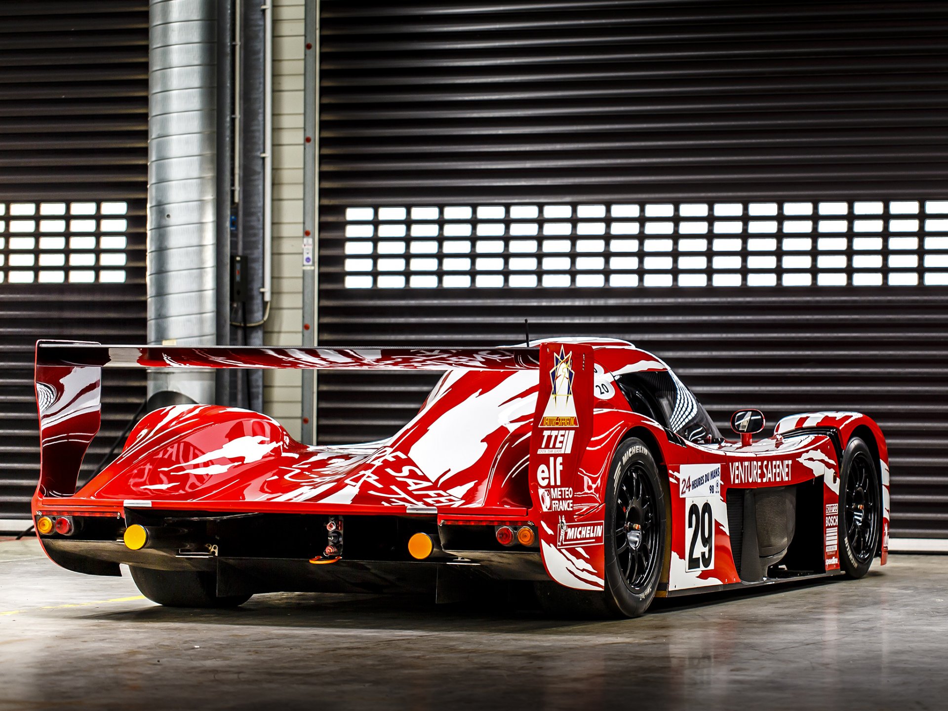 toyota gt one race version 1998 arrière voiture spoiler