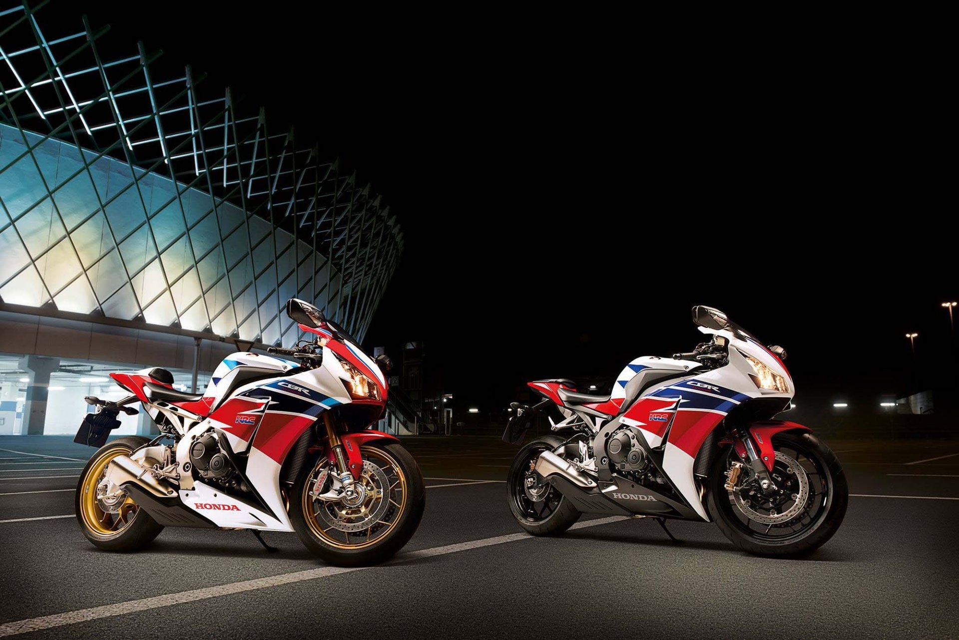 honda cbr1000rr bianco honda moto notte