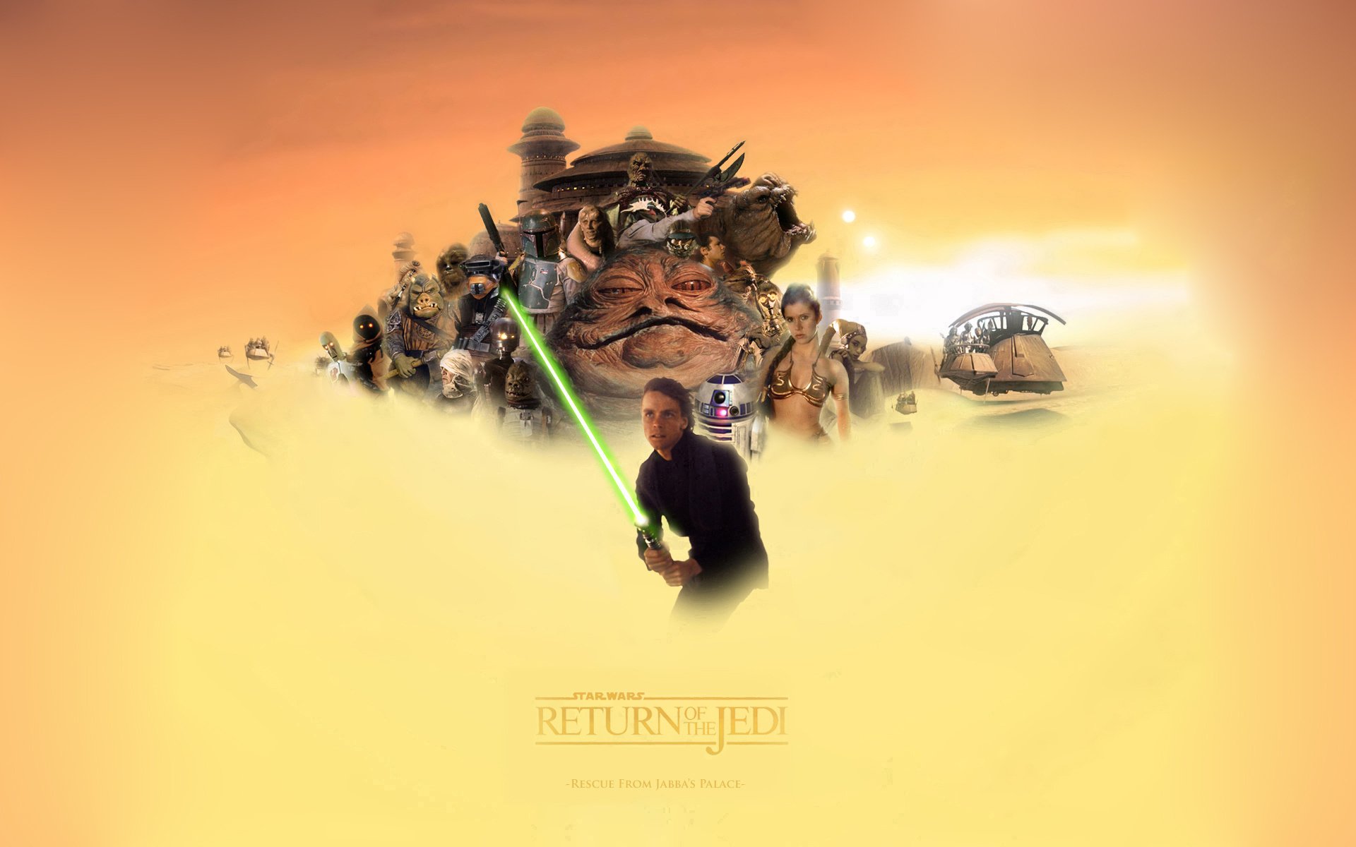 tar wars jabba star wars tatooine luke skywalker films