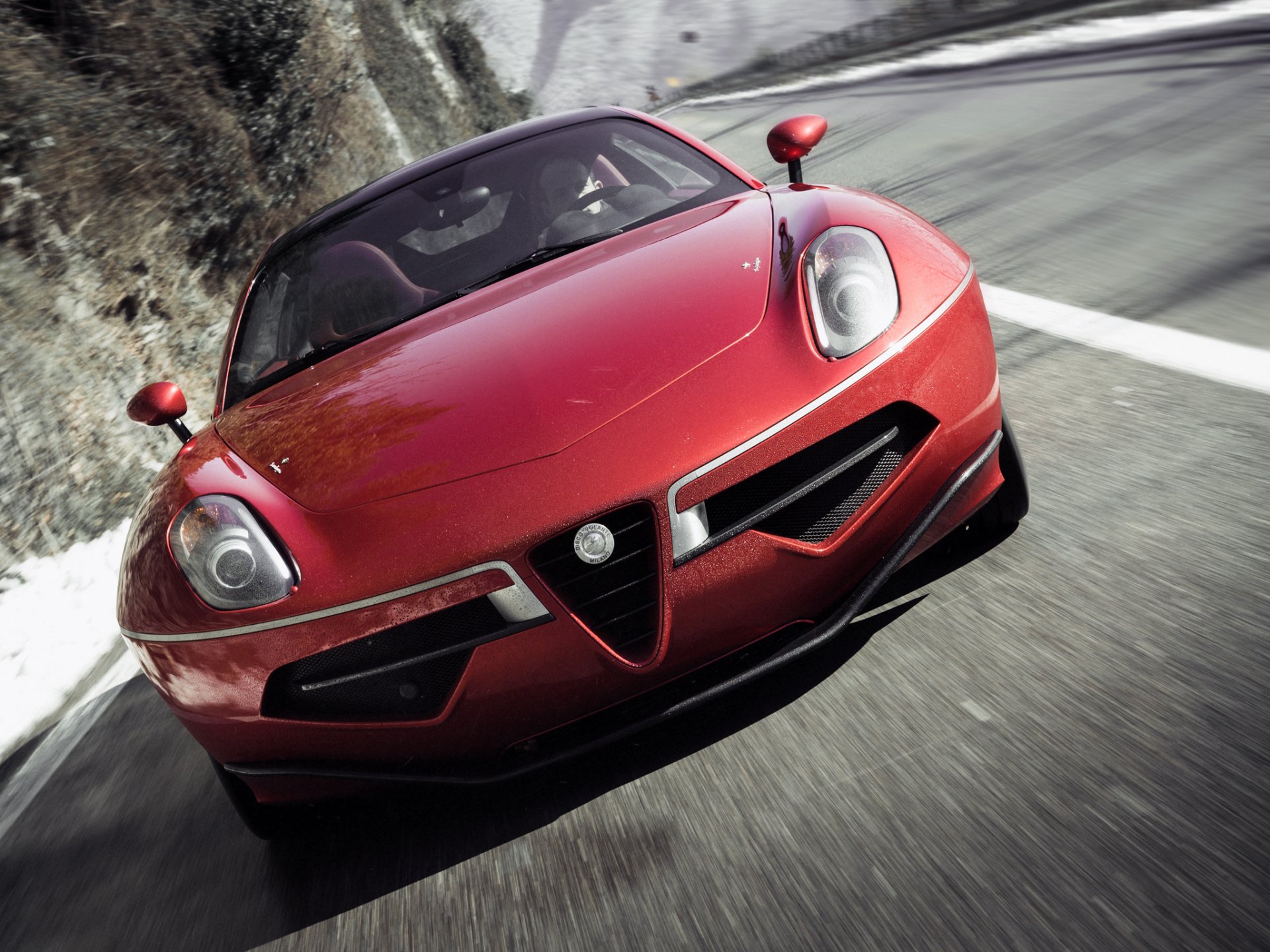 tourismus alfa romeo disco volante auto front scheinwerfer