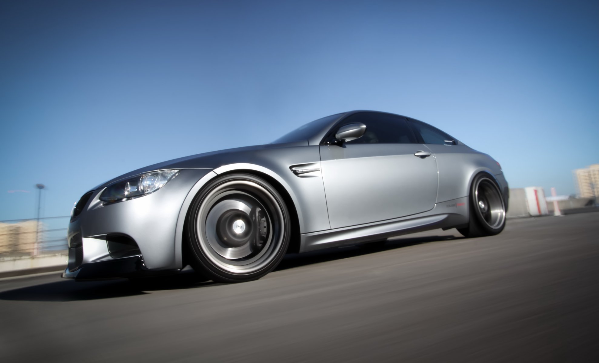 bmw m3 coupé gris velocidad desenfoque