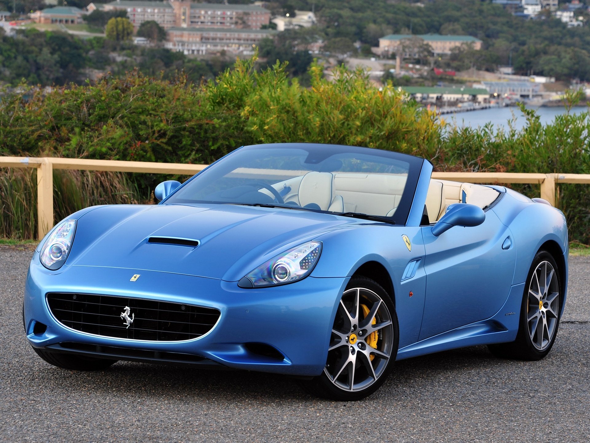 car wallpapers blue ferrari california 2009-12 beautiful desktop cabrio automobile vehicles ferrari california convertible machine