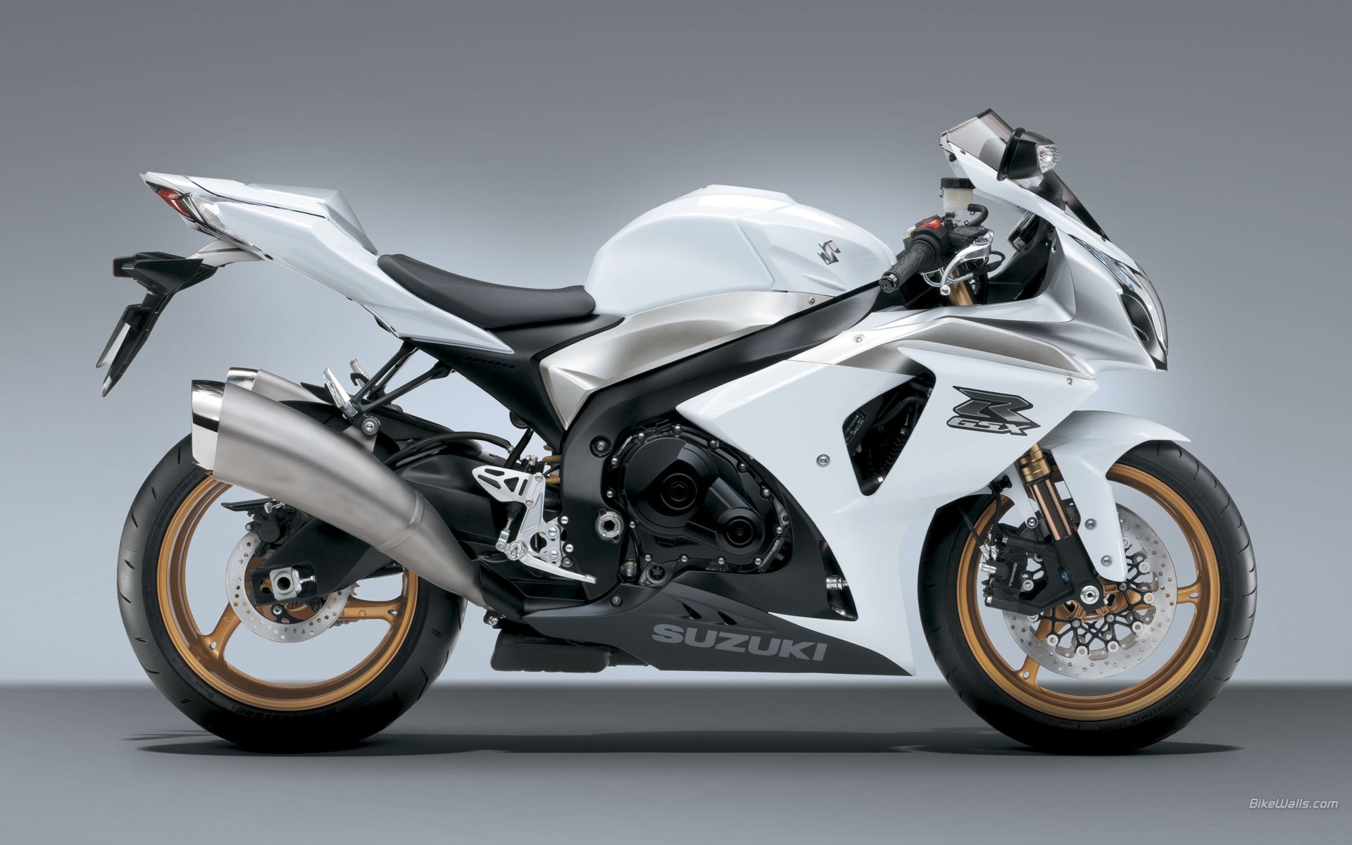 uzuki gsx-r 1000 k9 suzuki jixer blanco moto sportbike motocicleta motobike hi-tech bici de la suciedad mototransporte