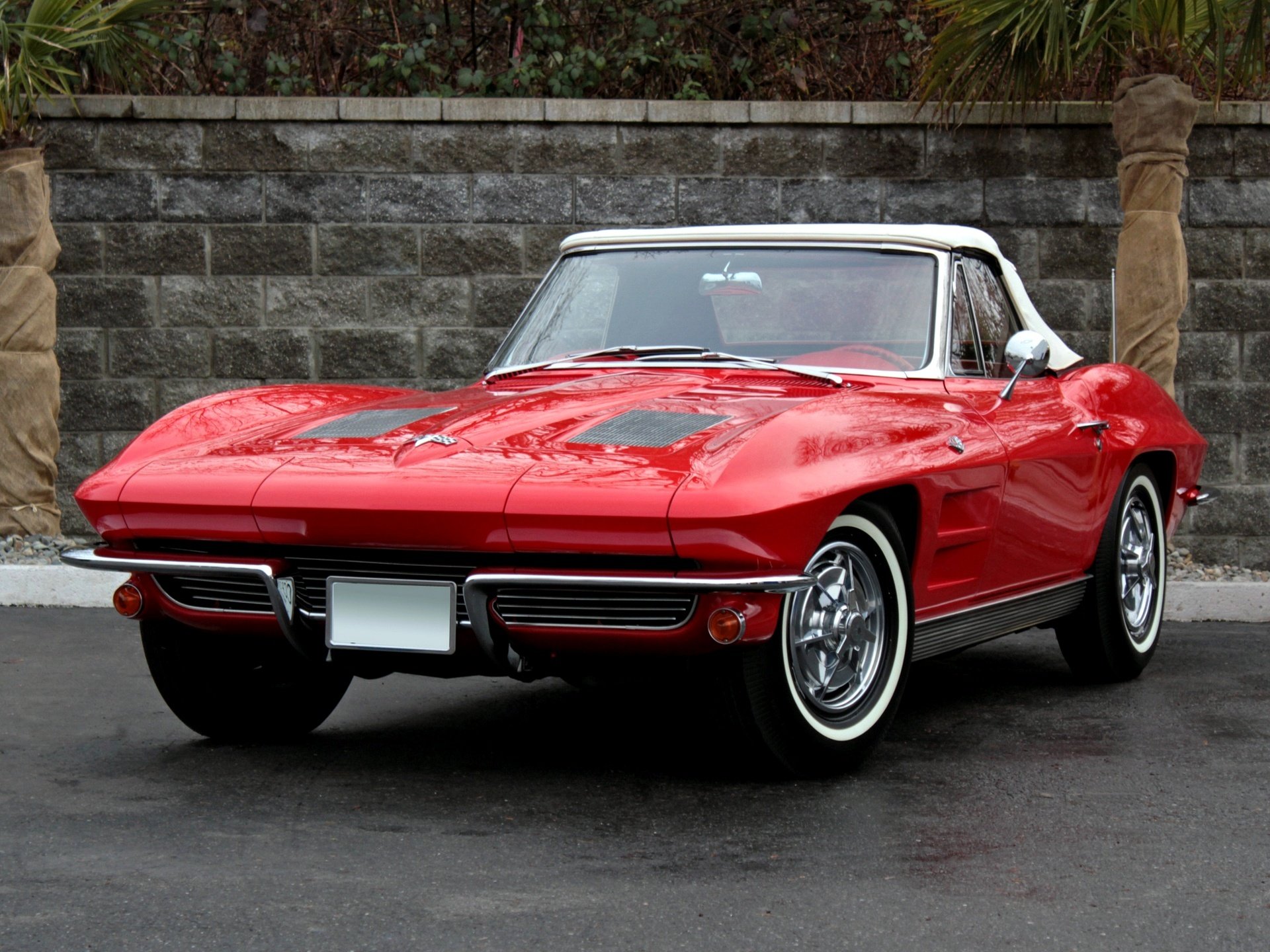 coche papel pintado chevrolet corvette picar la viga rojo 1963 papel pintado chevrolet rojo hermoso coche