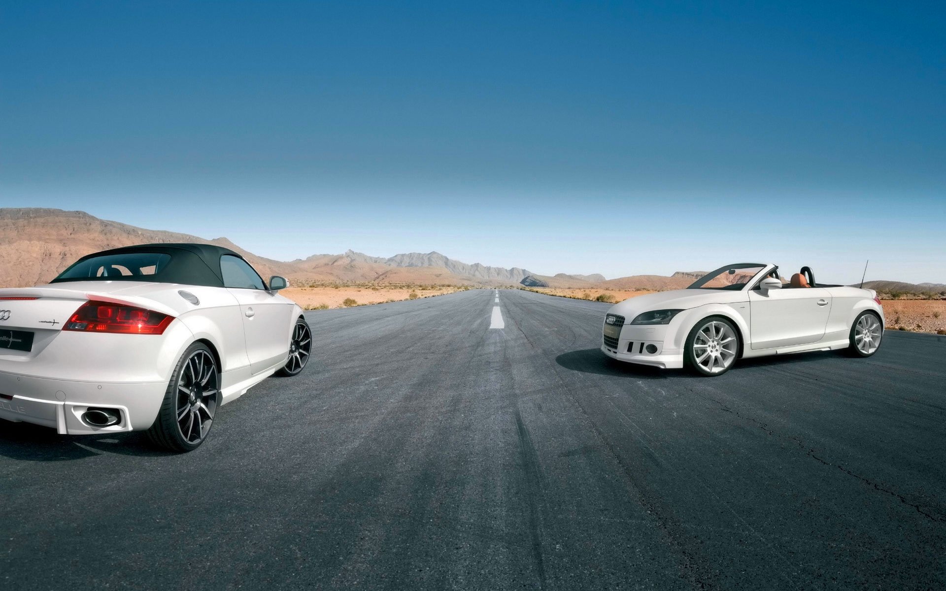 audi tt auto cabriolet deux route voiture blanc ciel jour