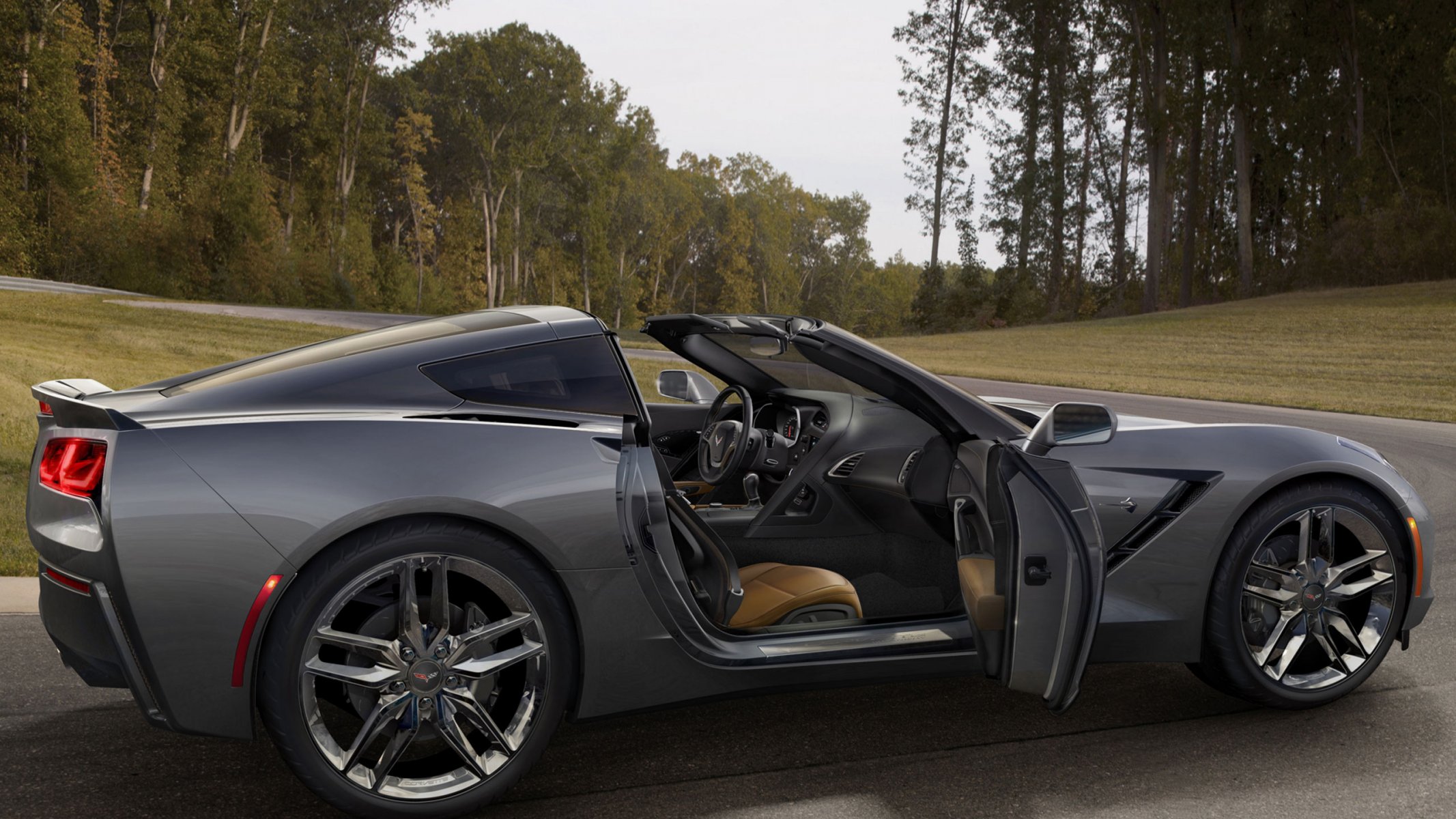 coupe supercar chevrolet corvette