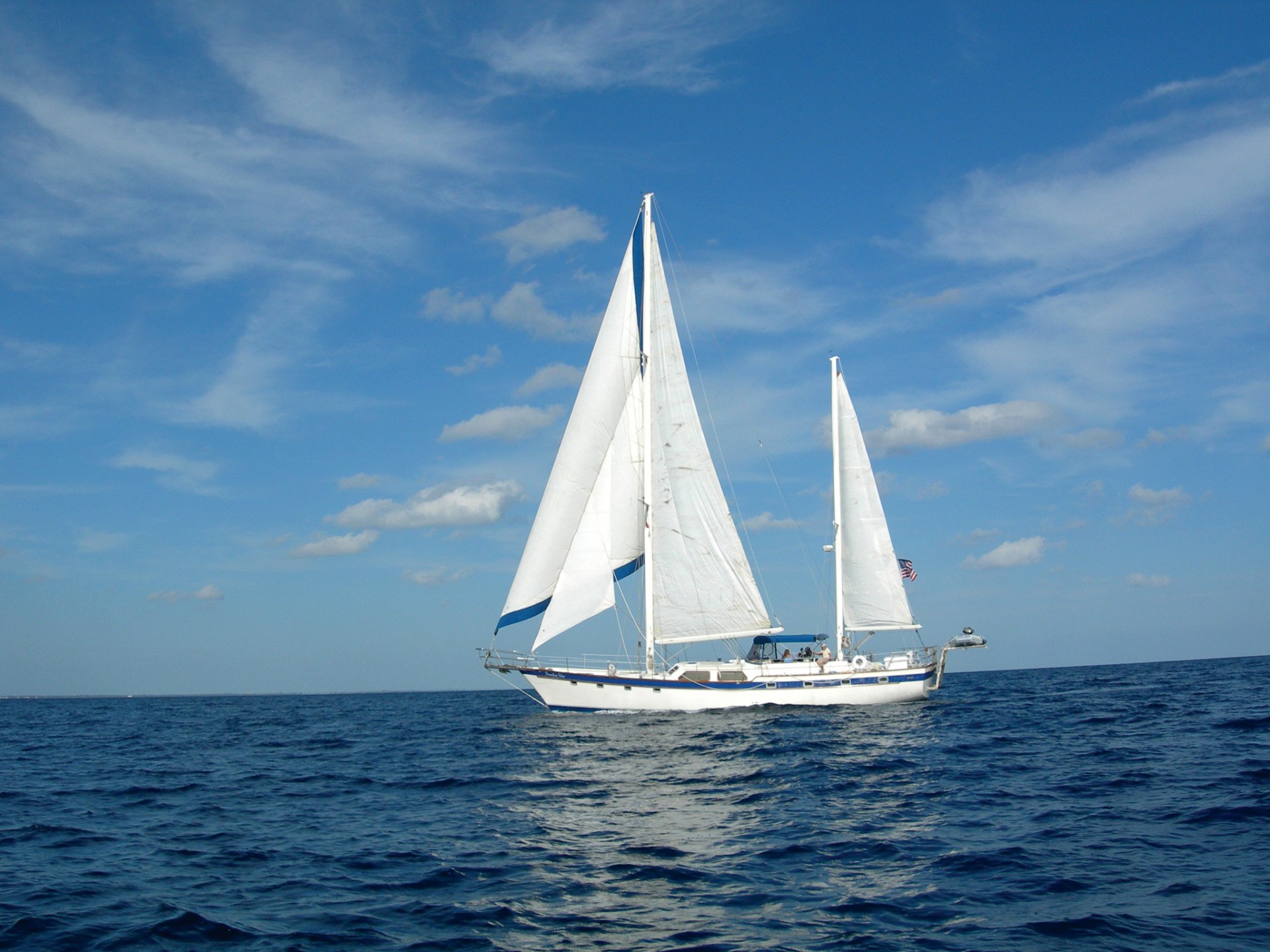 barco yate velero mar foto